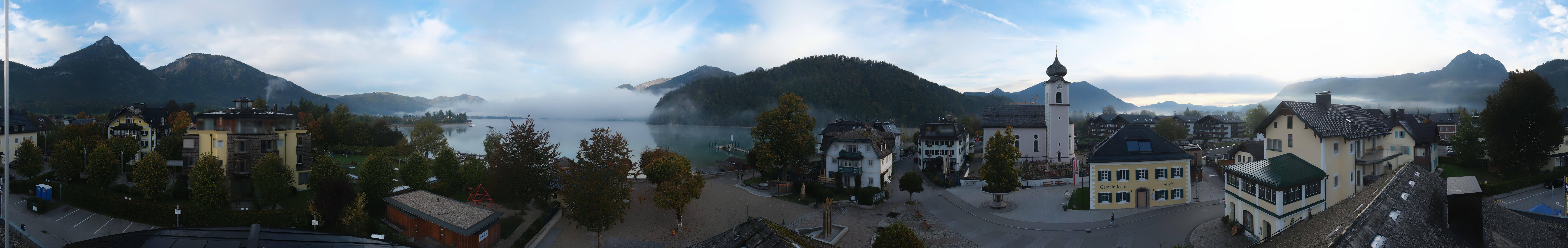 Archiv Foto Webcam Panoramasicht über Strobl