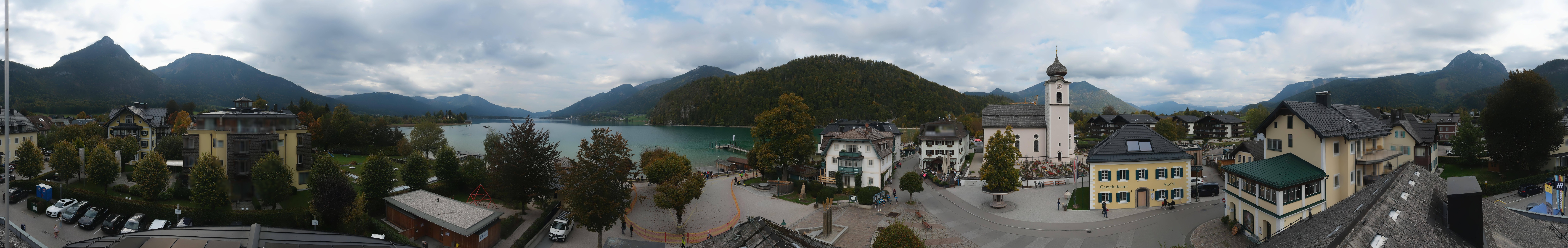Archiv Foto Webcam Panoramasicht über Strobl