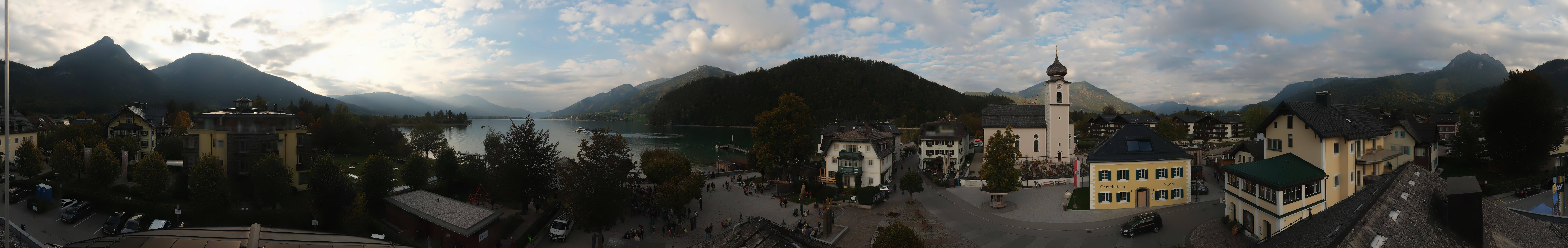 Archiv Foto Webcam Panoramasicht über Strobl