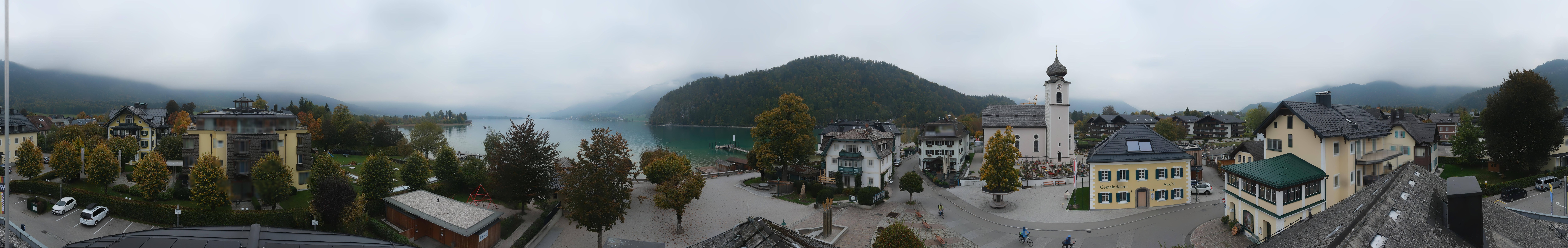 Archiv Foto Webcam Panoramasicht über Strobl