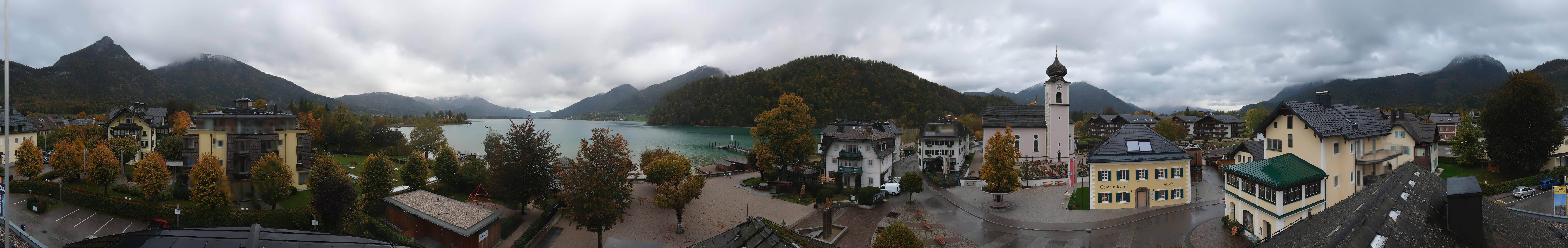 Archiv Foto Webcam Panoramasicht über Strobl