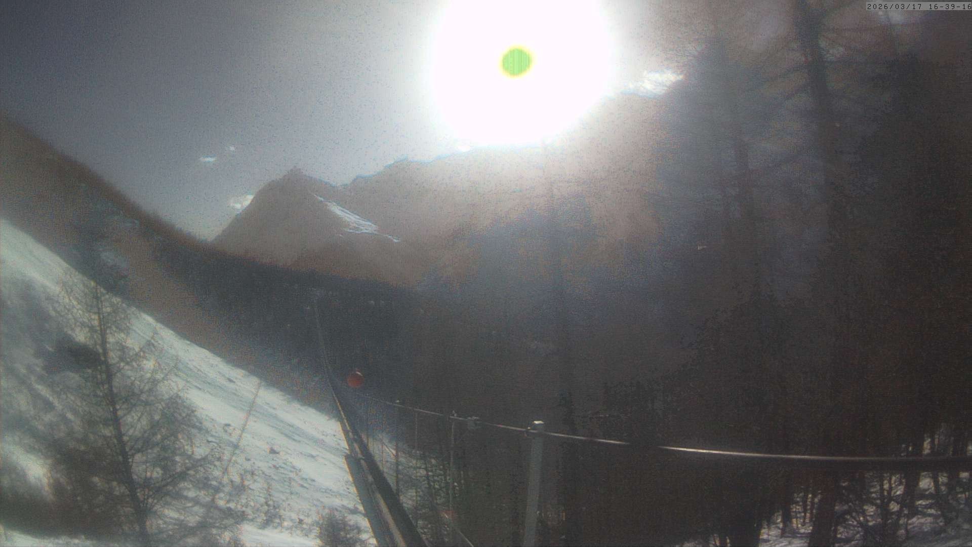 Archiv Foto Webcam Grächen: Charles Kuonen Hängebrücke