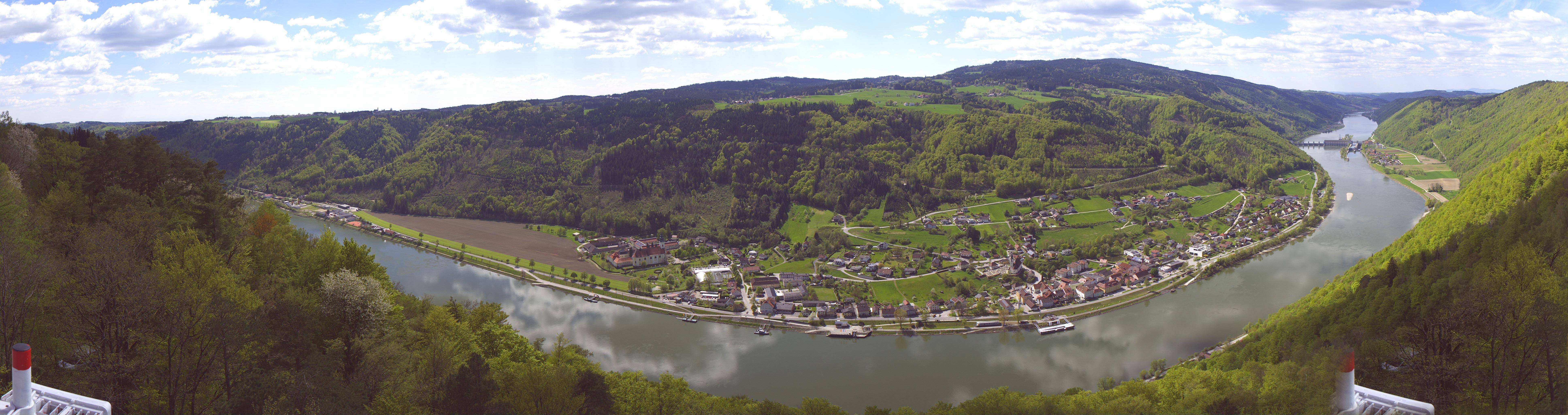 Archiv Foto Webcam Blick auf die Donau vom Penzenstein