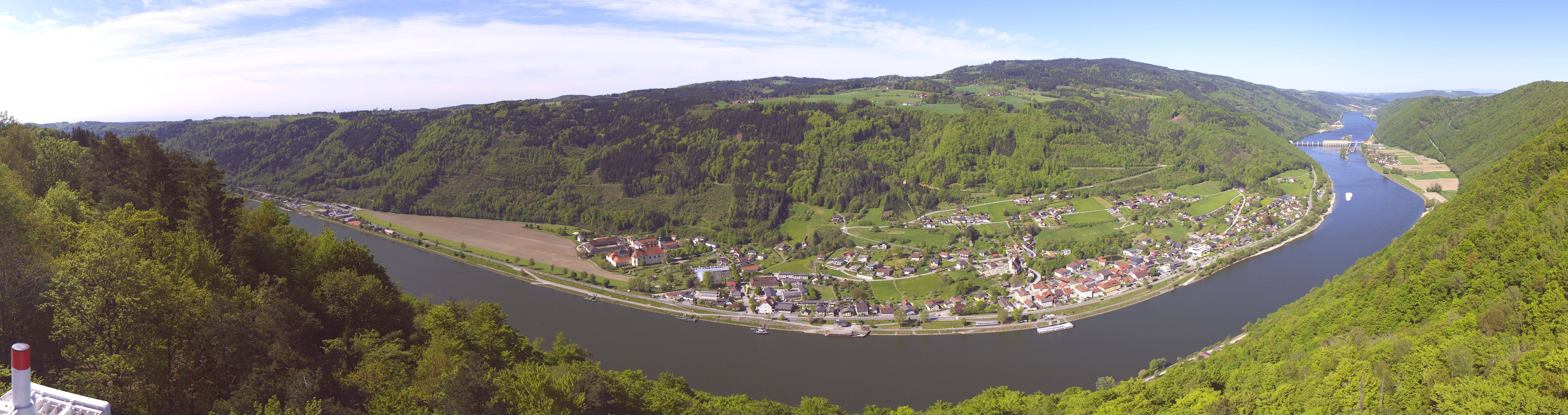Archiv Foto Webcam Blick auf die Donau vom Penzenstein