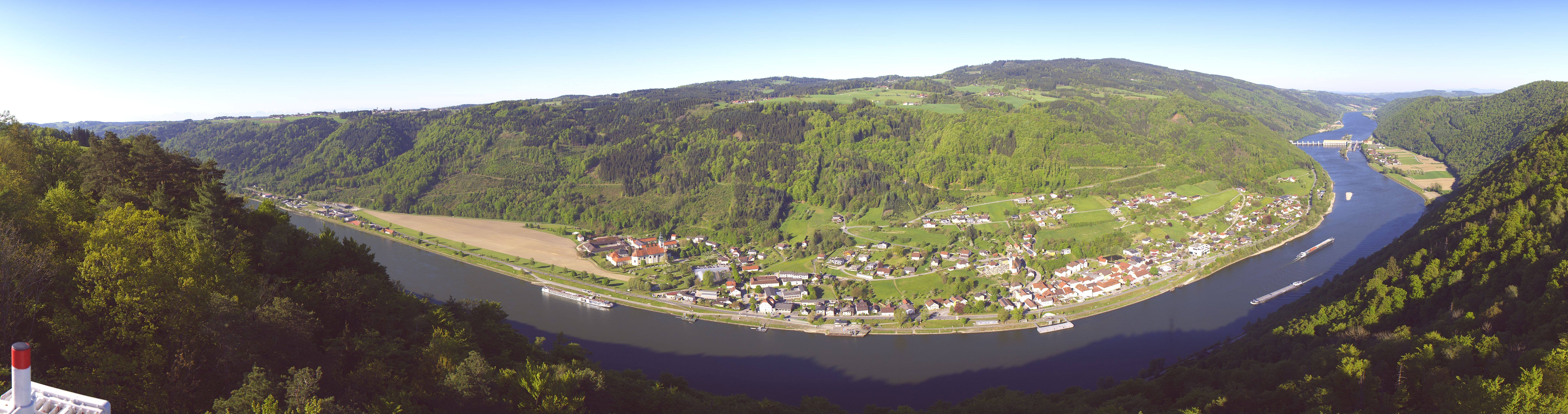Archiv Foto Webcam Blick auf die Donau vom Penzenstein