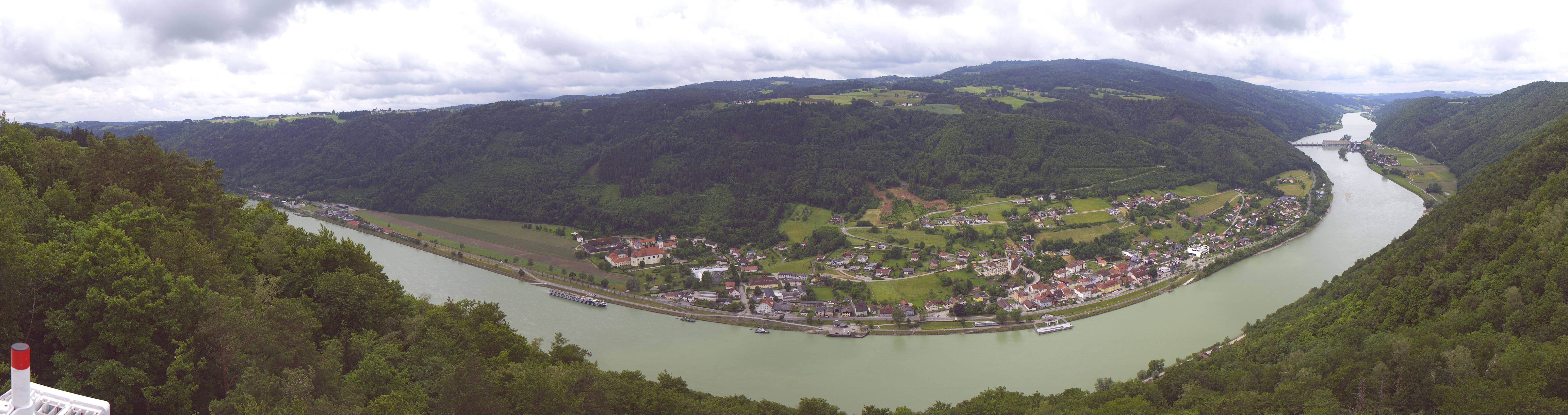 Archiv Foto Webcam Blick auf die Donau vom Penzenstein