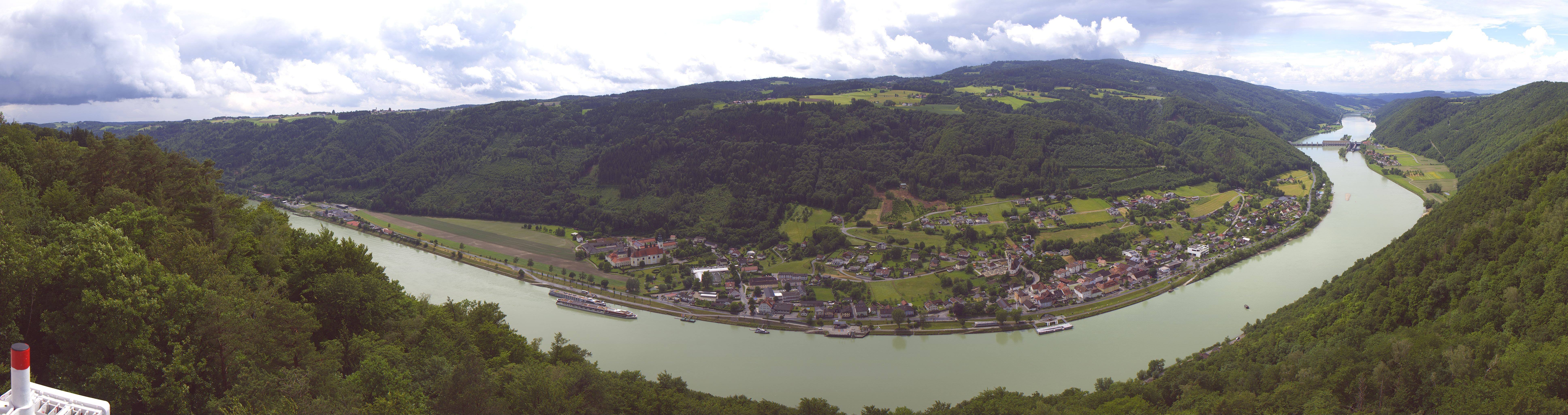 Archiv Foto Webcam Blick auf die Donau vom Penzenstein