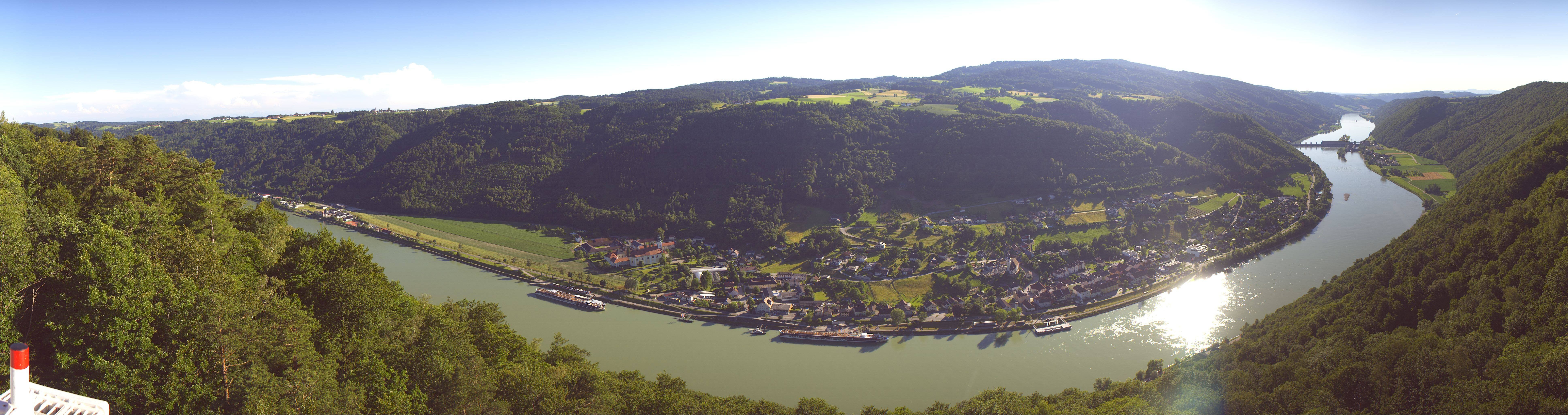 Archiv Foto Webcam Blick auf die Donau vom Penzenstein