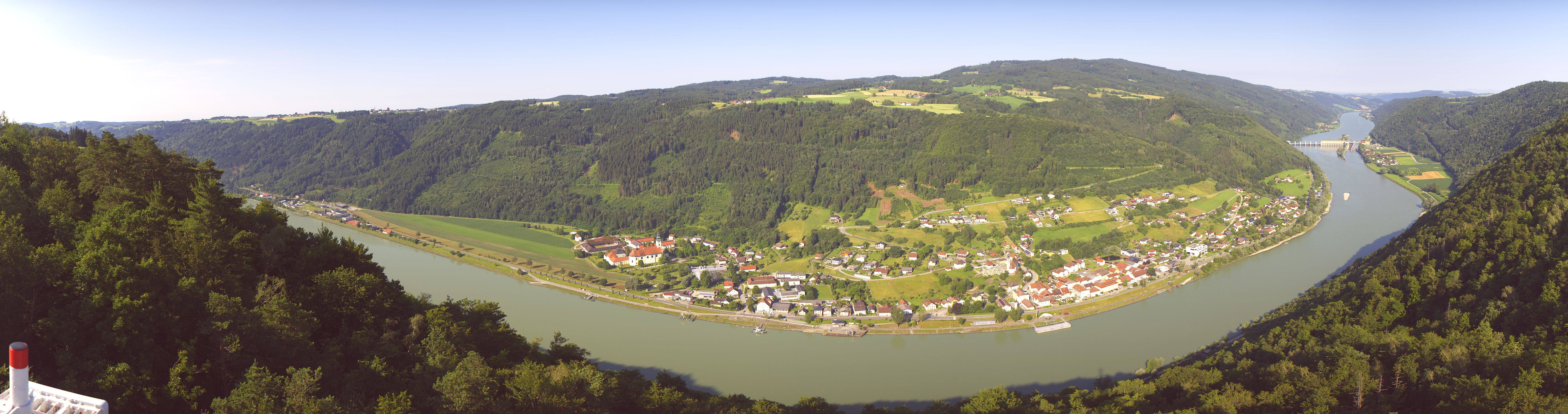 Archiv Foto Webcam Blick auf die Donau vom Penzenstein
