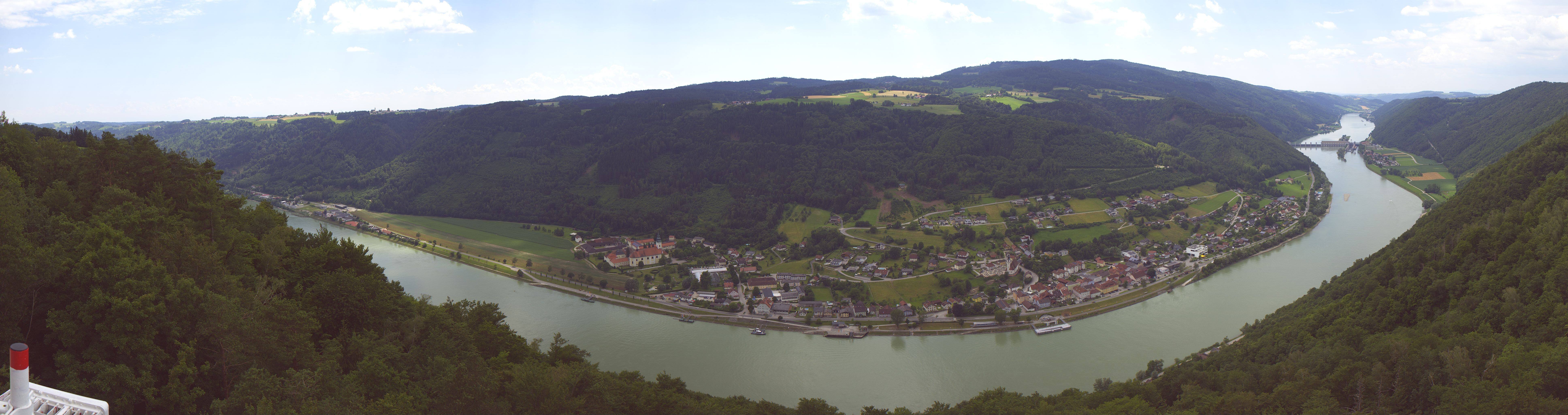 Archiv Foto Webcam Blick auf die Donau vom Penzenstein