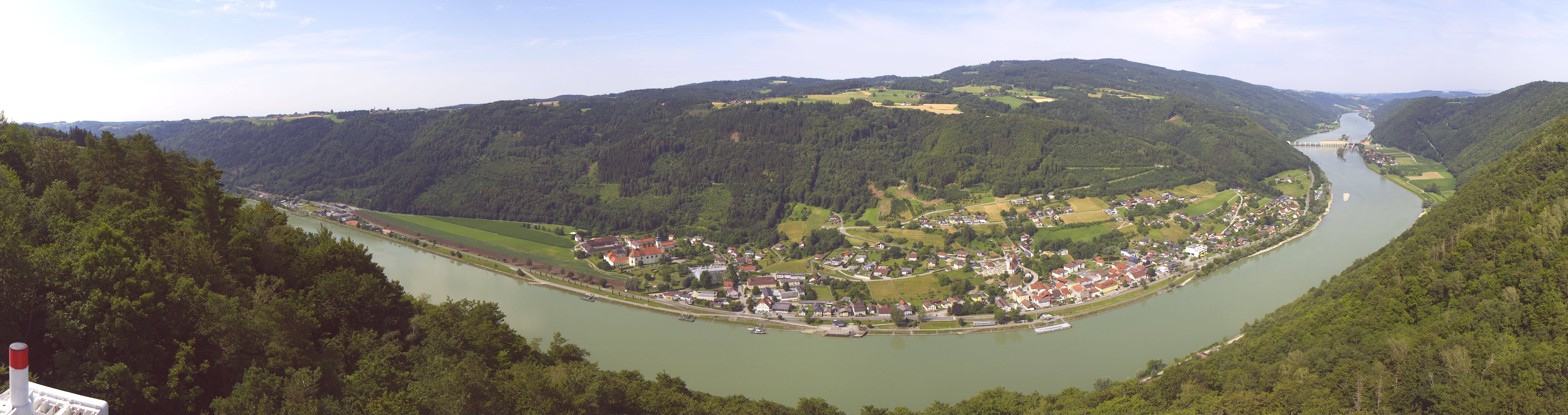 Archiv Foto Webcam Blick auf die Donau vom Penzenstein