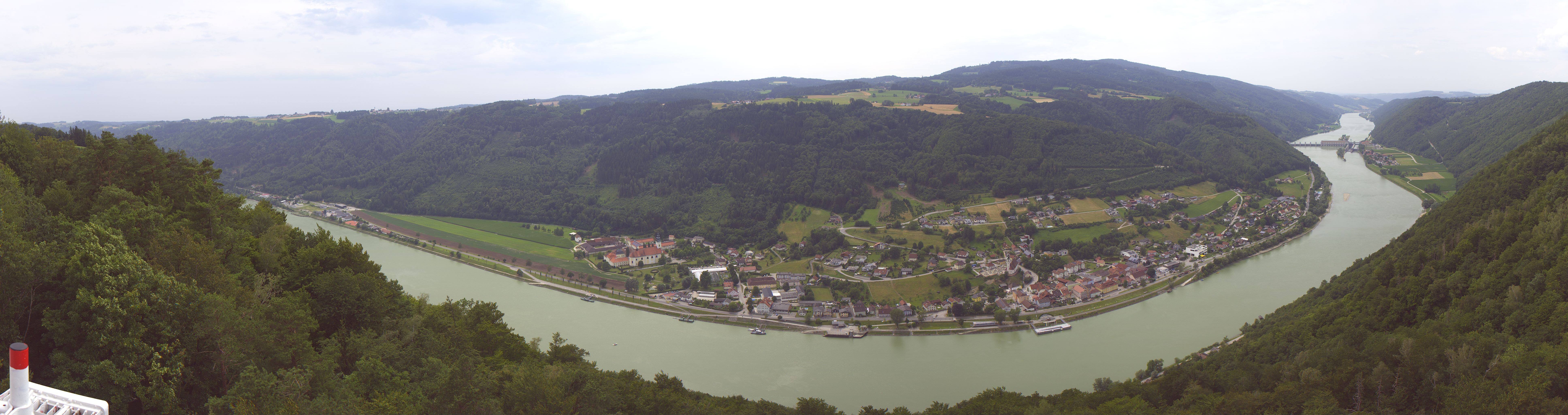 Archiv Foto Webcam Blick auf die Donau vom Penzenstein