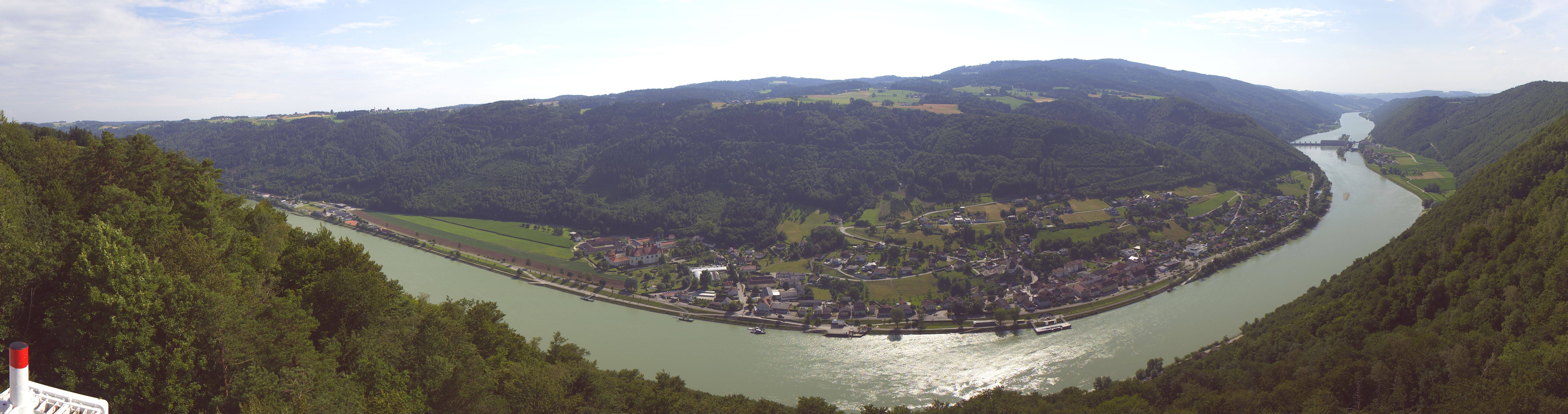 Archiv Foto Webcam Blick auf die Donau vom Penzenstein