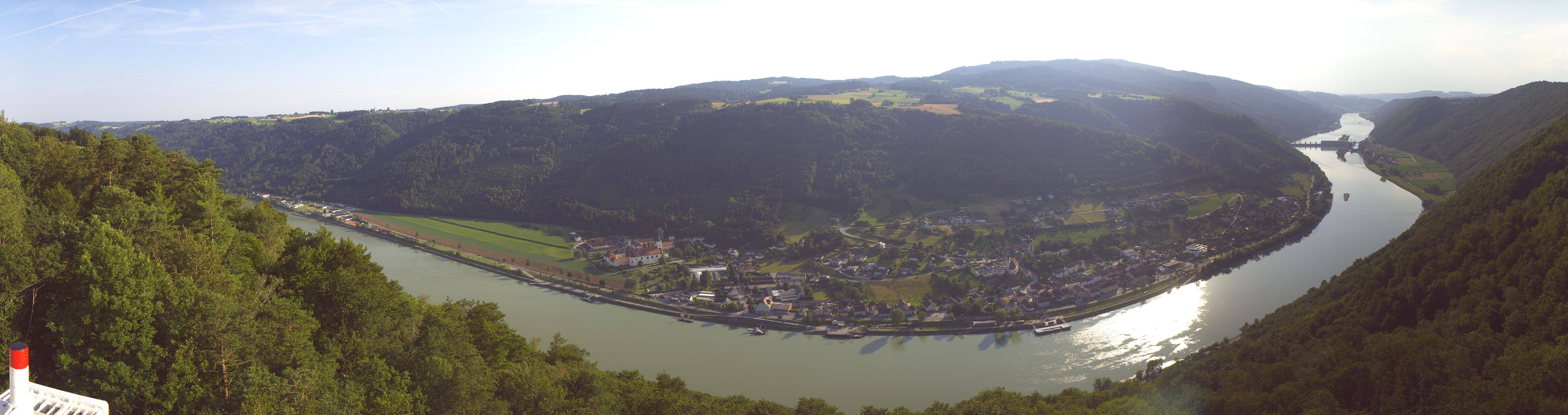 Archiv Foto Webcam Blick auf die Donau vom Penzenstein