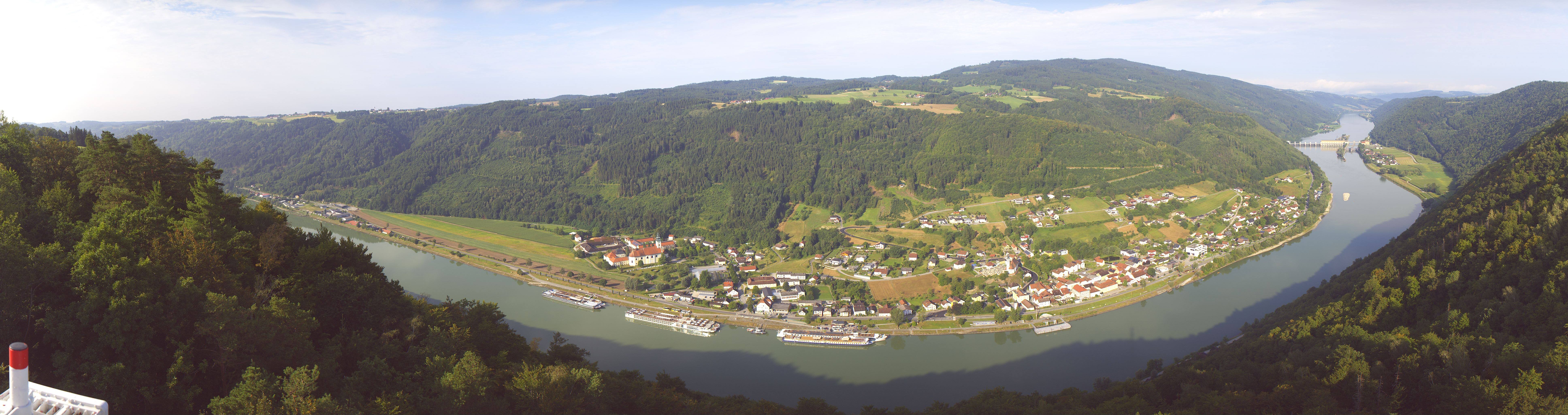Archiv Foto Webcam Blick auf die Donau vom Penzenstein