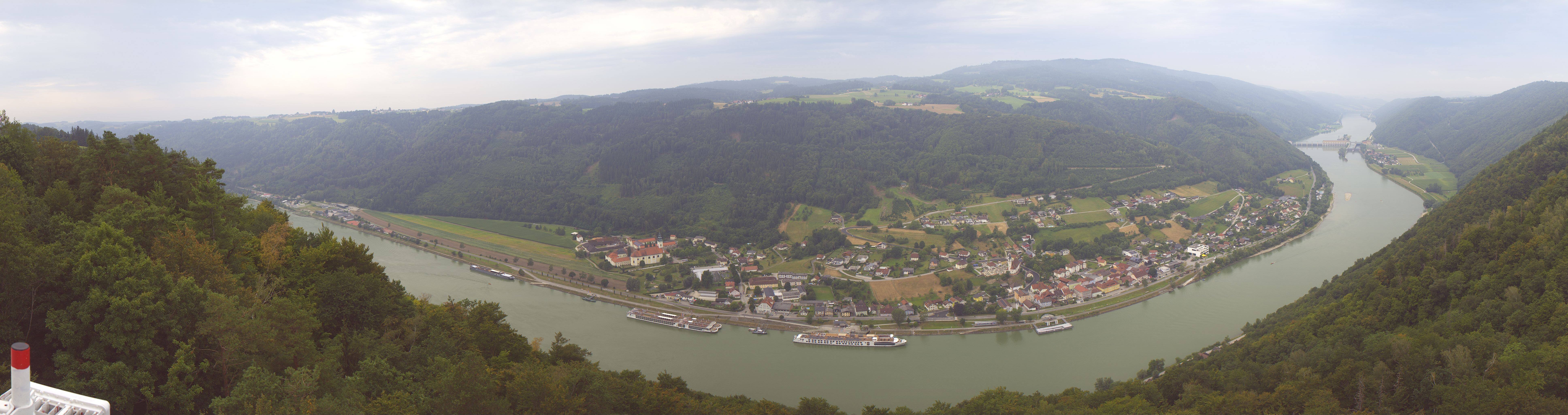 Archiv Foto Webcam Blick auf die Donau vom Penzenstein