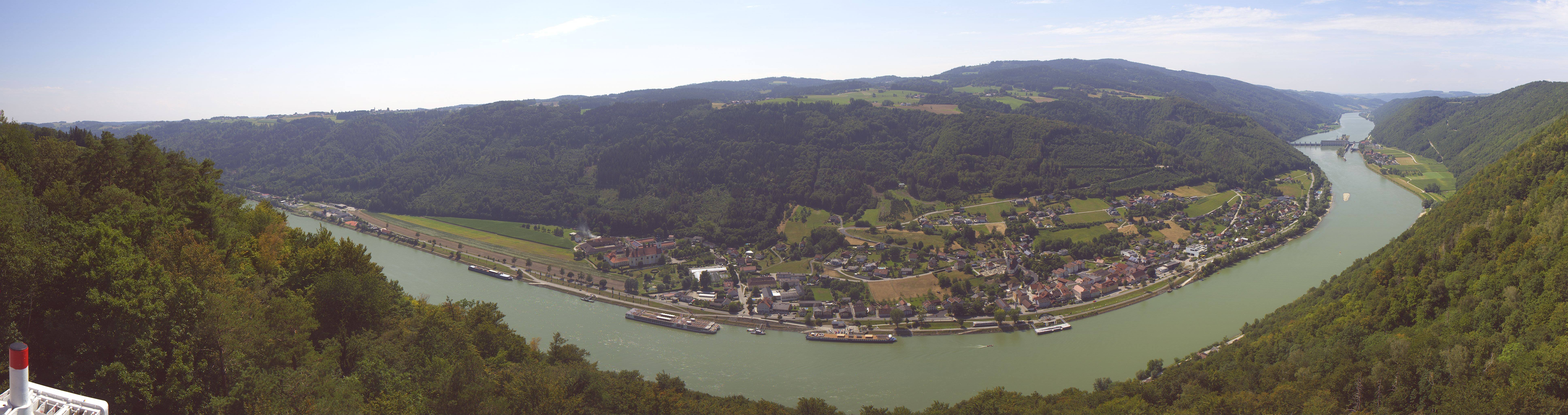 Archiv Foto Webcam Blick auf die Donau vom Penzenstein
