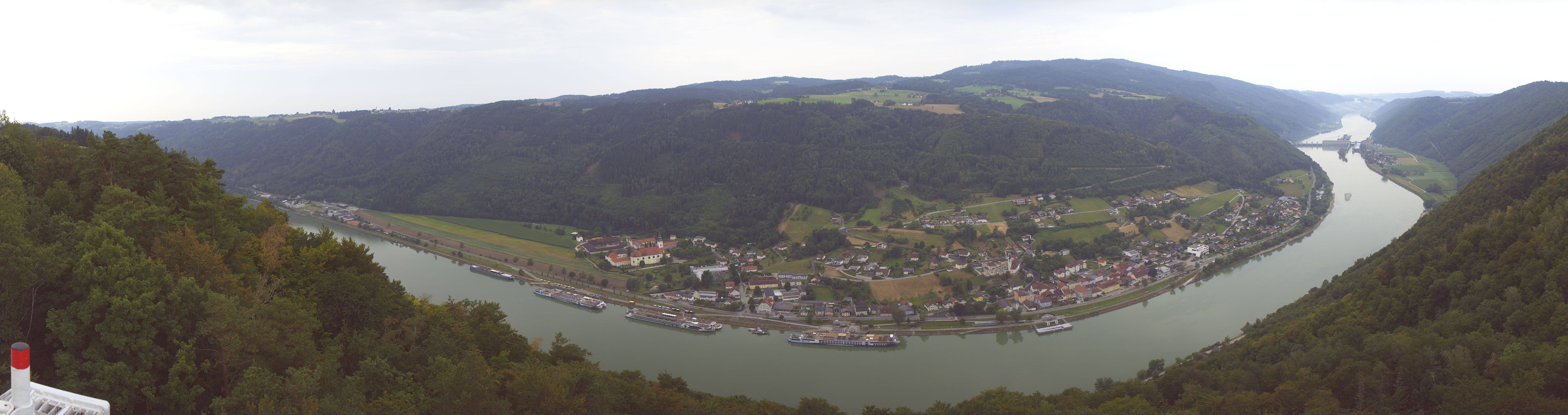 Archiv Foto Webcam Blick auf die Donau vom Penzenstein