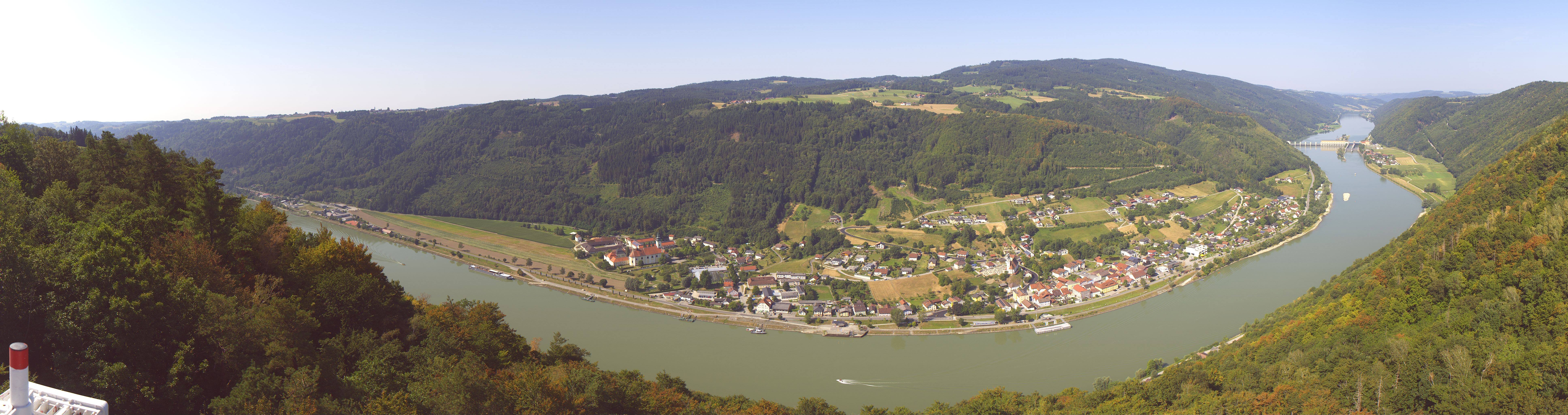Archiv Foto Webcam Blick auf die Donau vom Penzenstein