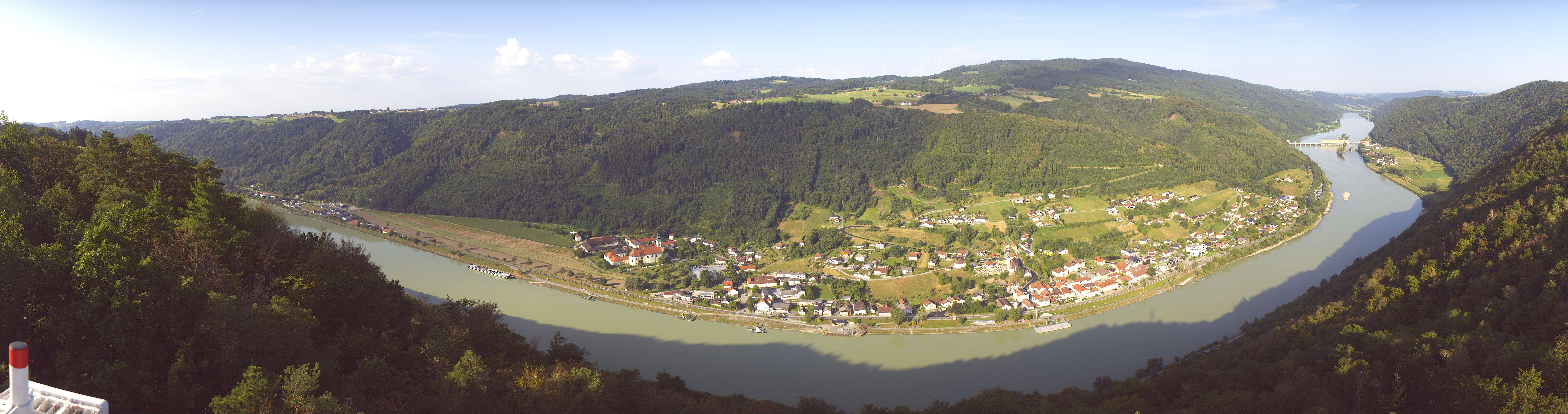 Archiv Foto Webcam Blick auf die Donau vom Penzenstein