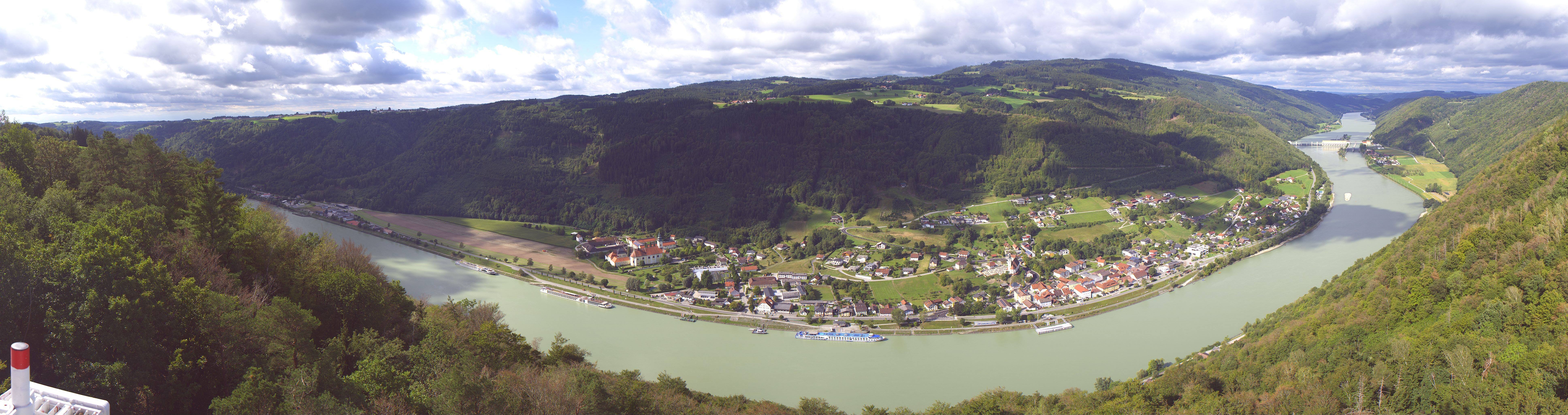 Archiv Foto Webcam Blick auf die Donau vom Penzenstein