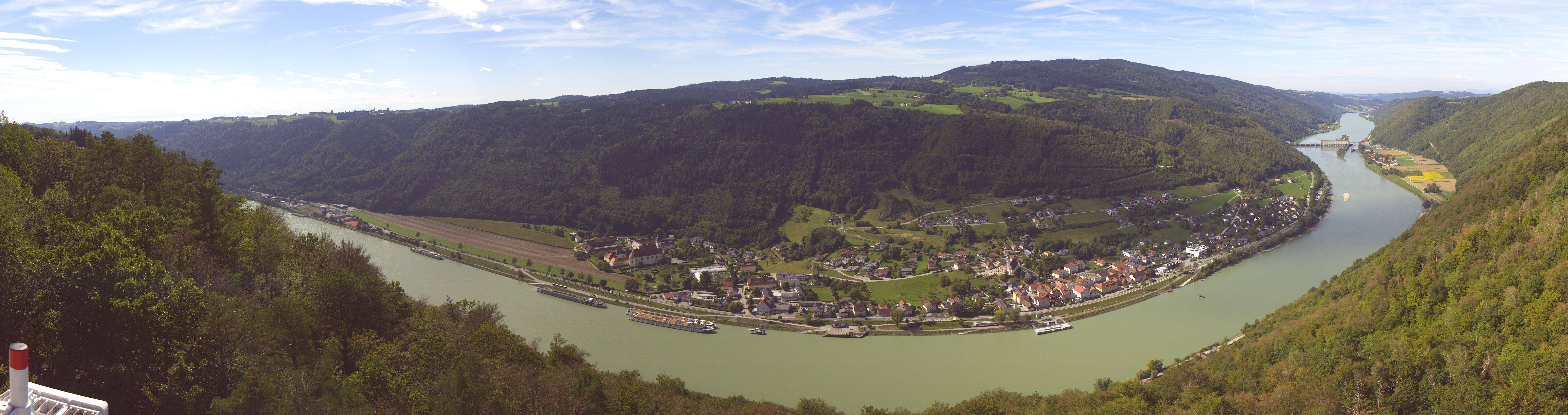 Archiv Foto Webcam Blick auf die Donau vom Penzenstein