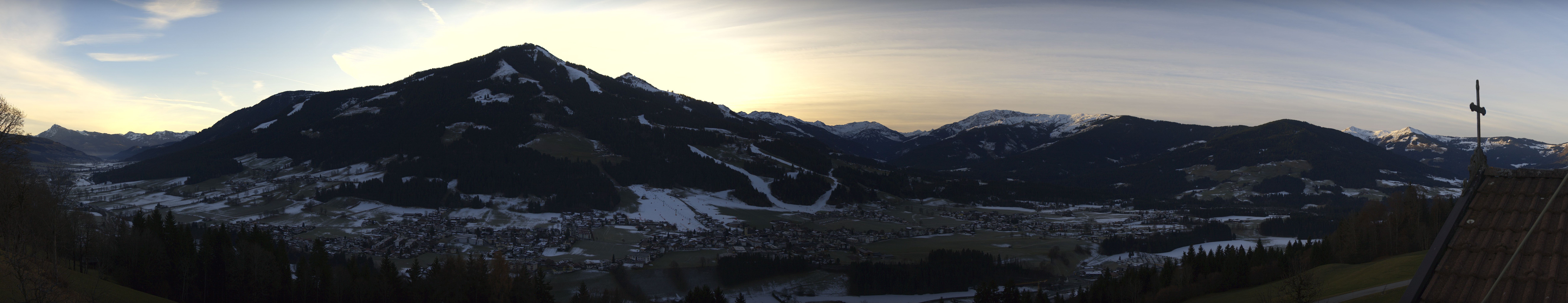 Archiv Foto Webcam Dorfkamera über Westendorf am Wilden Kaiser