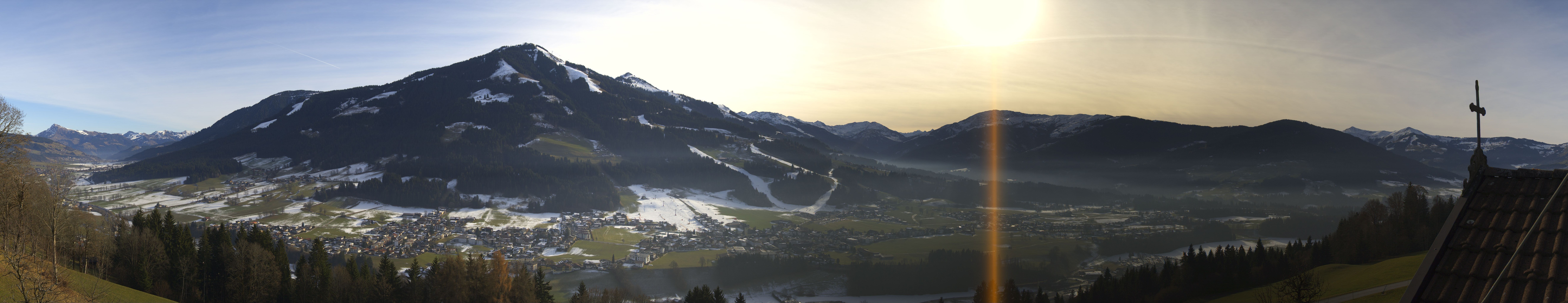 Archiv Foto Webcam Dorfkamera über Westendorf am Wilden Kaiser