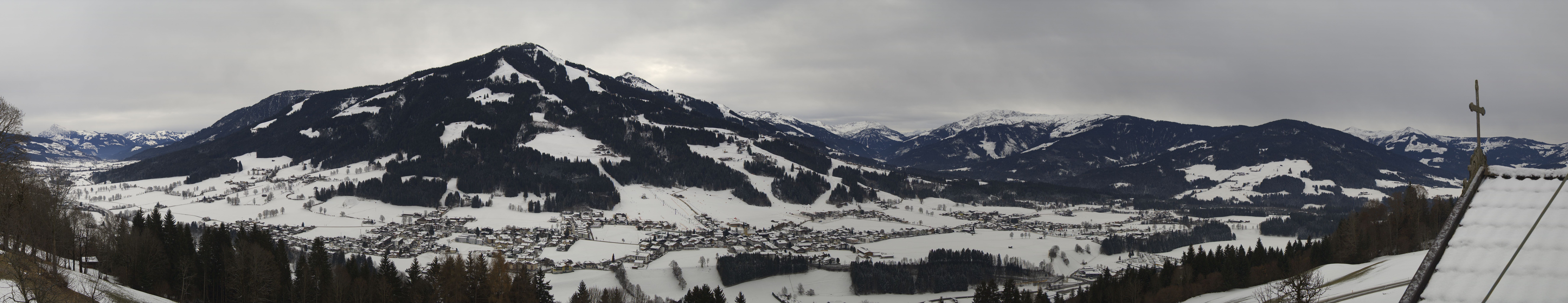 Archiv Foto Webcam Dorfkamera über Westendorf am Wilden Kaiser