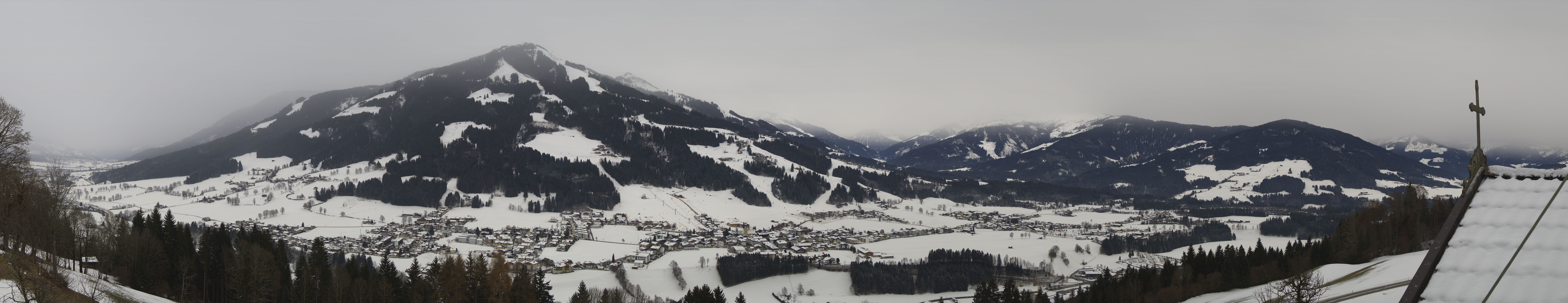 Archiv Foto Webcam Dorfkamera über Westendorf am Wilden Kaiser