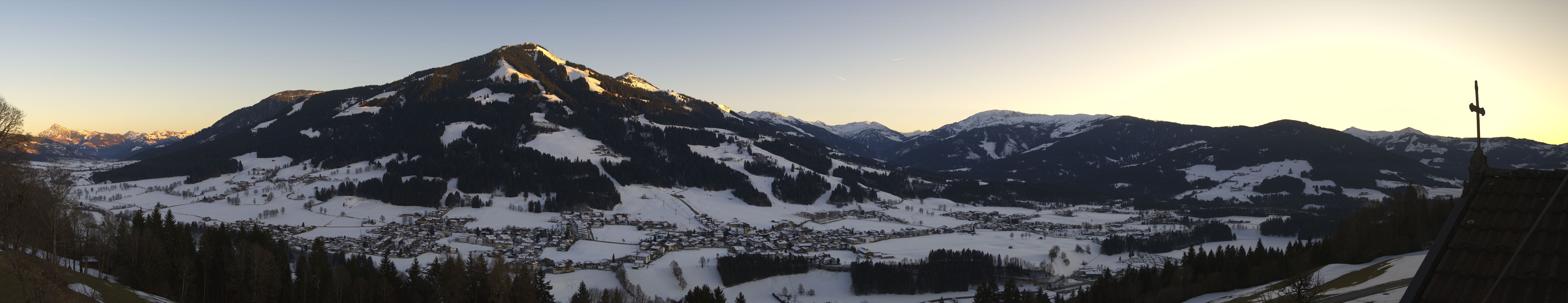 Archiv Foto Webcam Dorfkamera über Westendorf am Wilden Kaiser