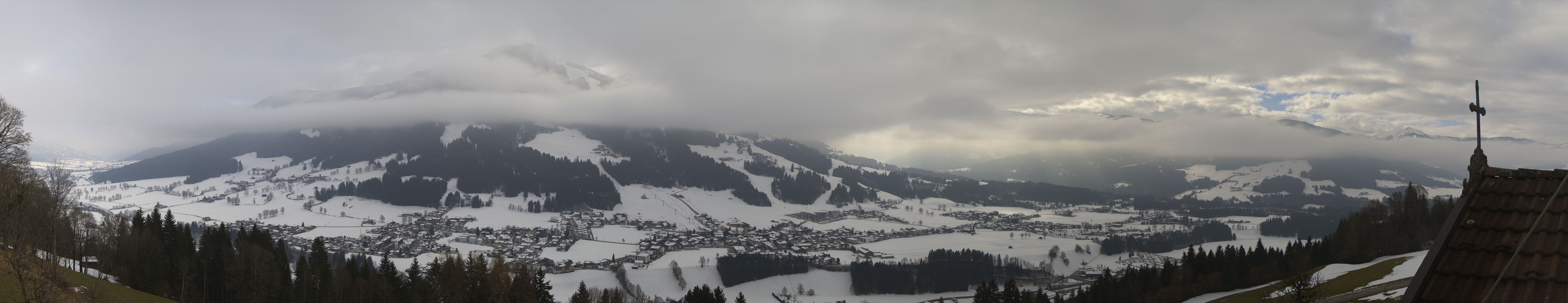 Archiv Foto Webcam Dorfkamera über Westendorf am Wilden Kaiser
