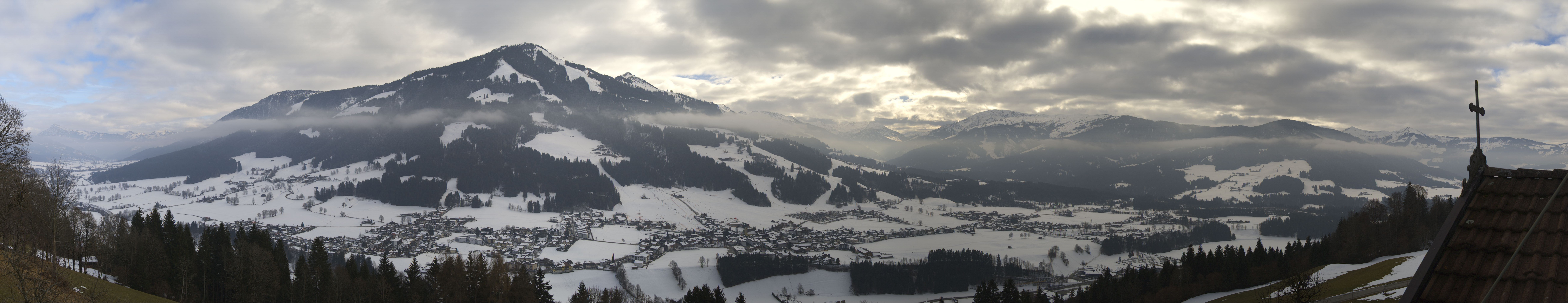 Archiv Foto Webcam Dorfkamera über Westendorf am Wilden Kaiser