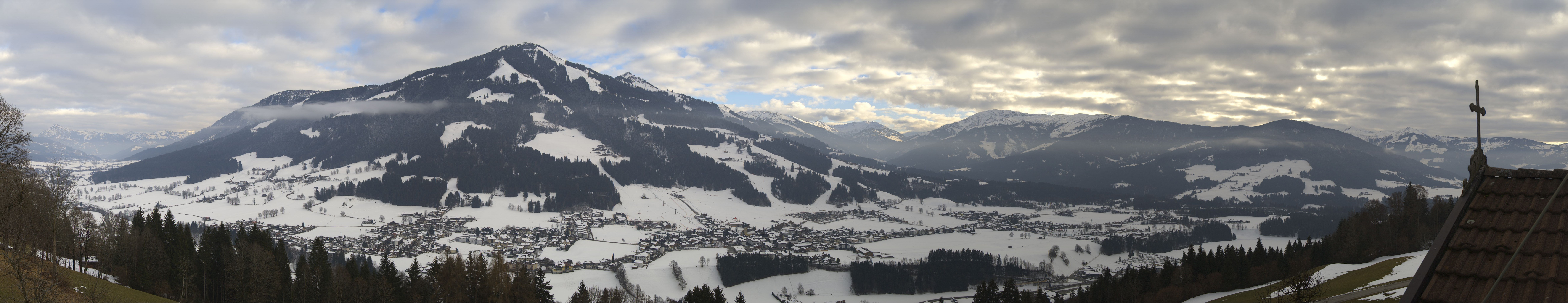 Archiv Foto Webcam Dorfkamera über Westendorf am Wilden Kaiser