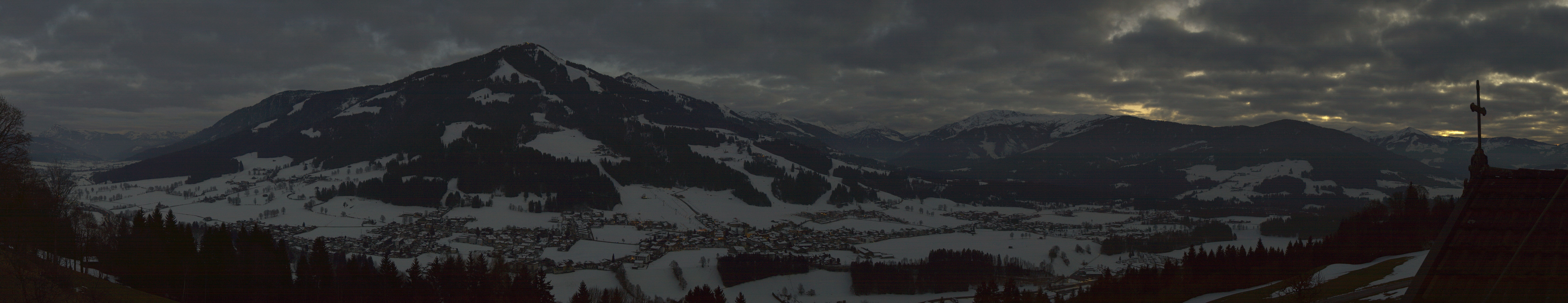 Archiv Foto Webcam Dorfkamera über Westendorf am Wilden Kaiser