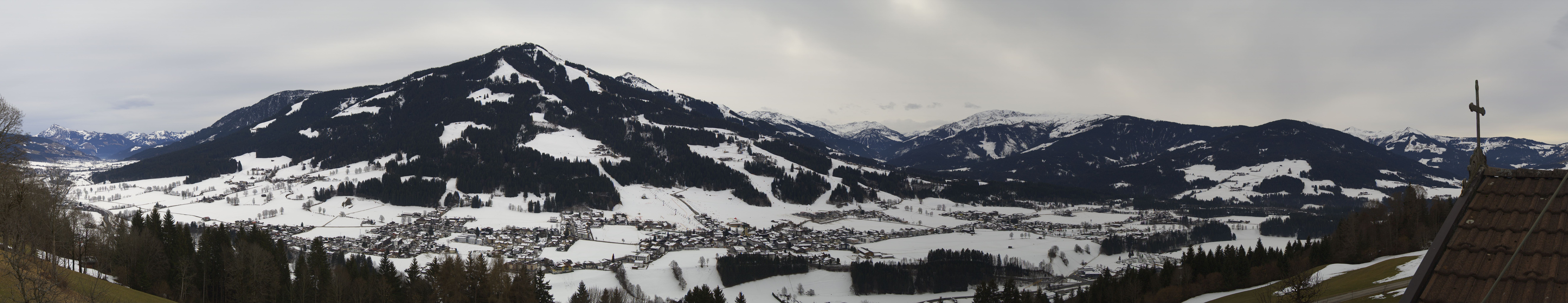 Archiv Foto Webcam Dorfkamera über Westendorf am Wilden Kaiser
