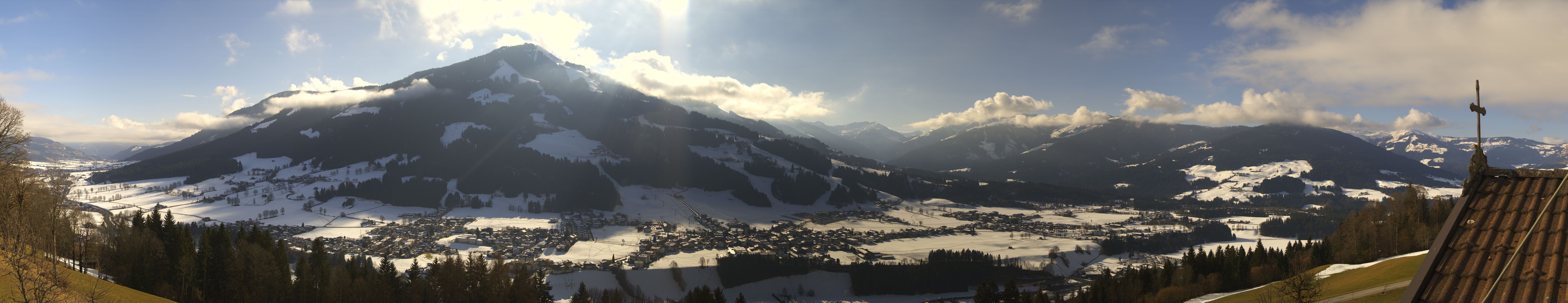 Archiv Foto Webcam Dorfkamera über Westendorf am Wilden Kaiser