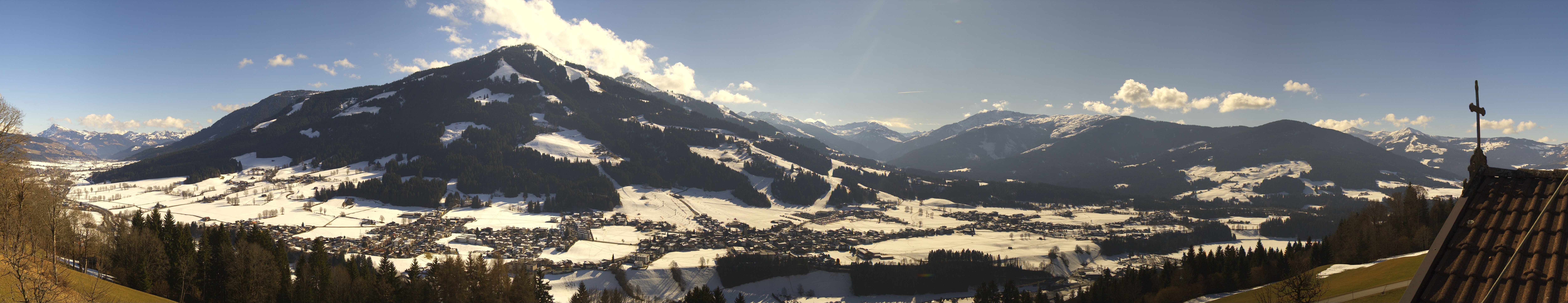 Archiv Foto Webcam Dorfkamera über Westendorf am Wilden Kaiser