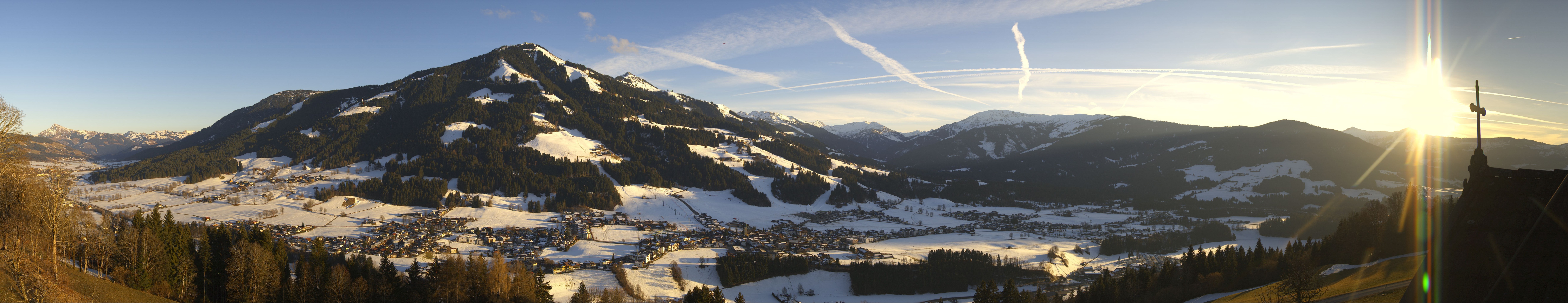 Archiv Foto Webcam Dorfkamera über Westendorf am Wilden Kaiser