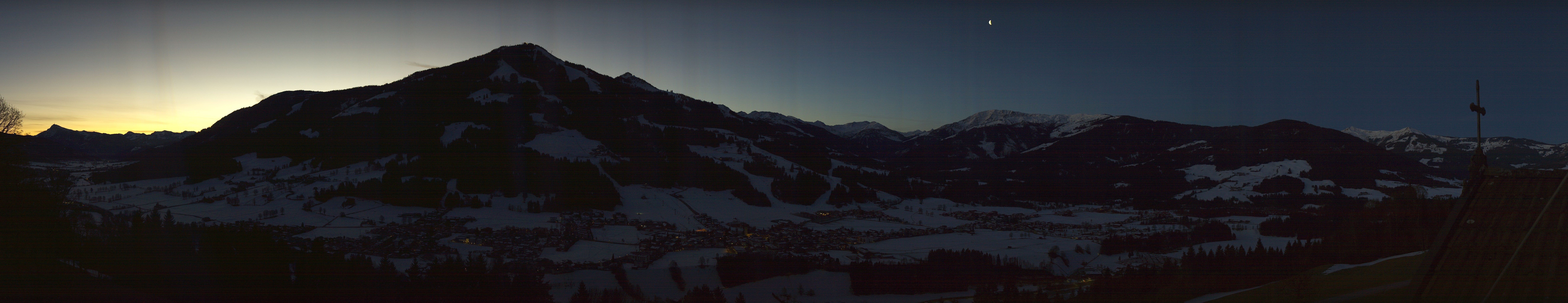 Archiv Foto Webcam Dorfkamera über Westendorf am Wilden Kaiser