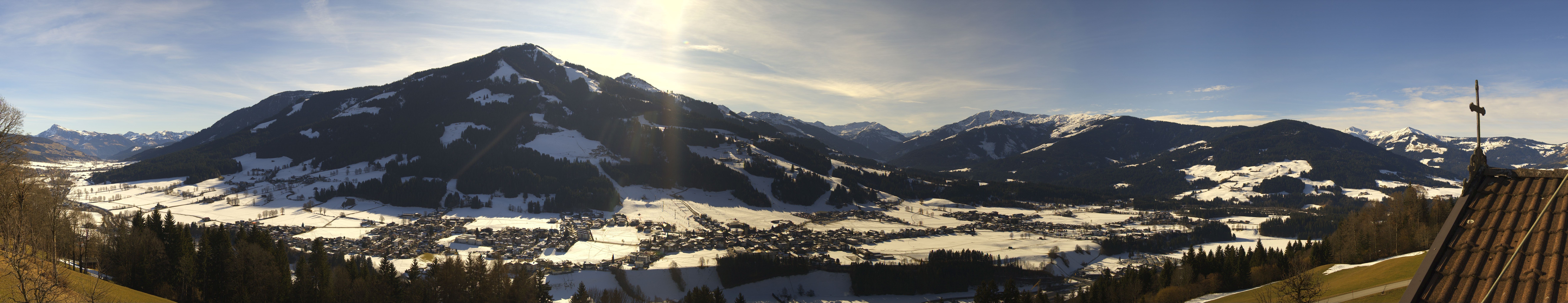 Archiv Foto Webcam Dorfkamera über Westendorf am Wilden Kaiser