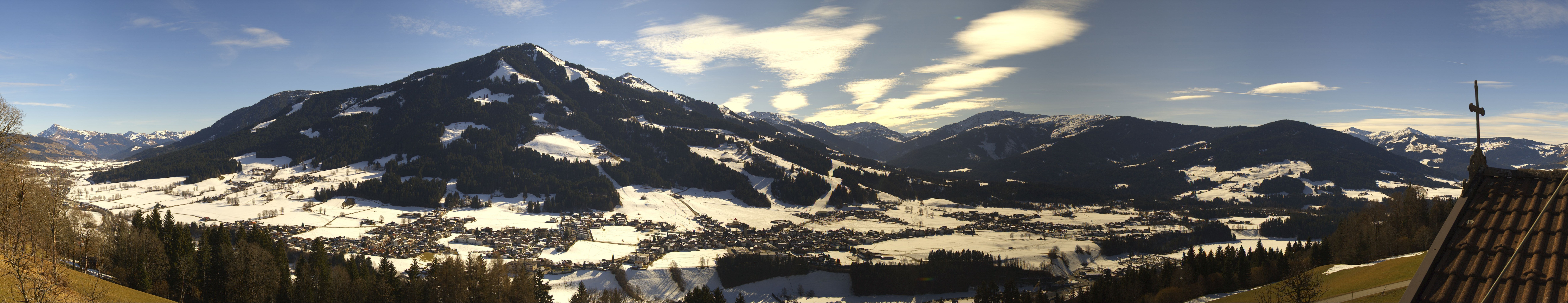 Archiv Foto Webcam Dorfkamera über Westendorf am Wilden Kaiser