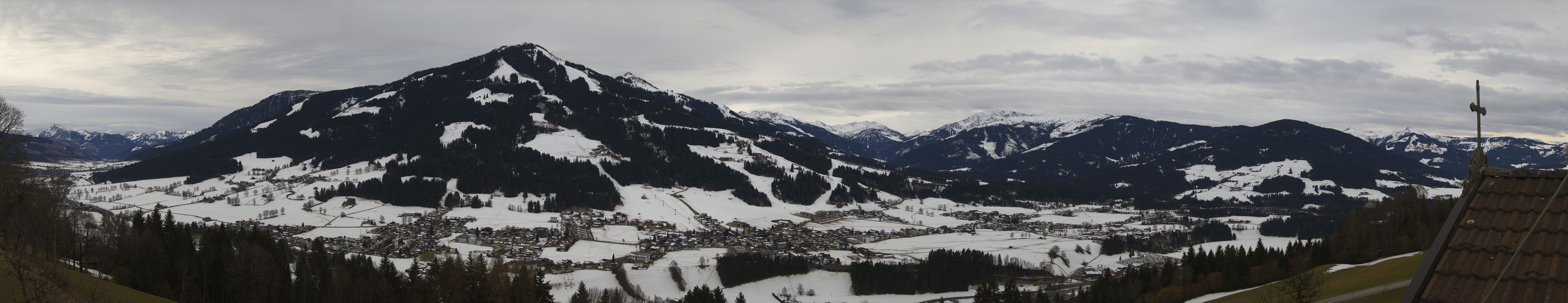 Archiv Foto Webcam Dorfkamera über Westendorf am Wilden Kaiser