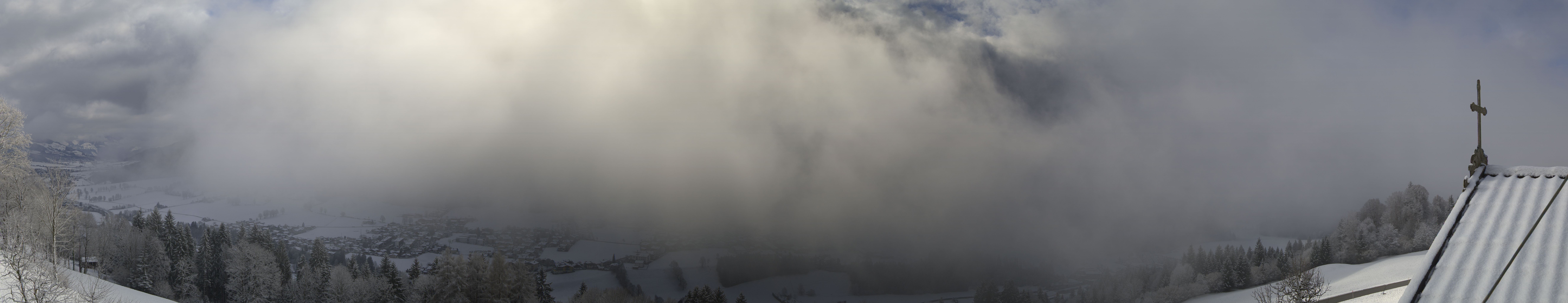 Archiv Foto Webcam Dorfkamera über Westendorf am Wilden Kaiser