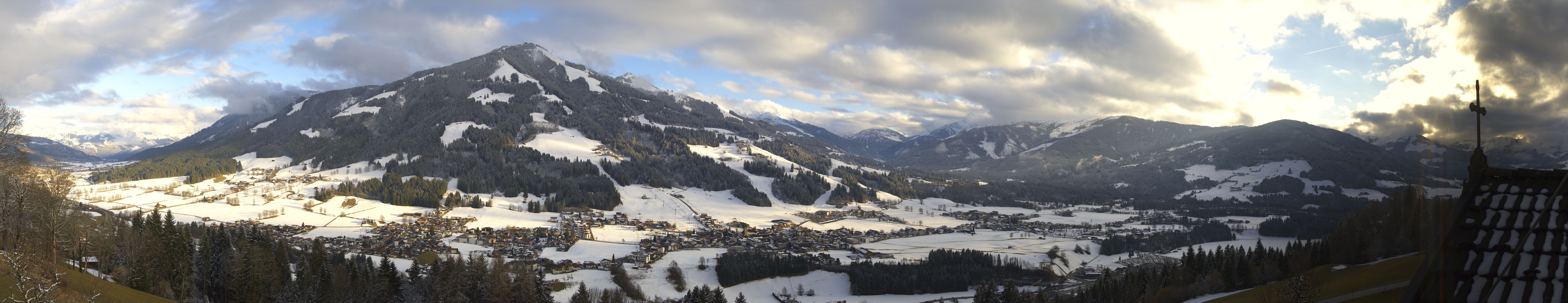 Archiv Foto Webcam Dorfkamera über Westendorf am Wilden Kaiser