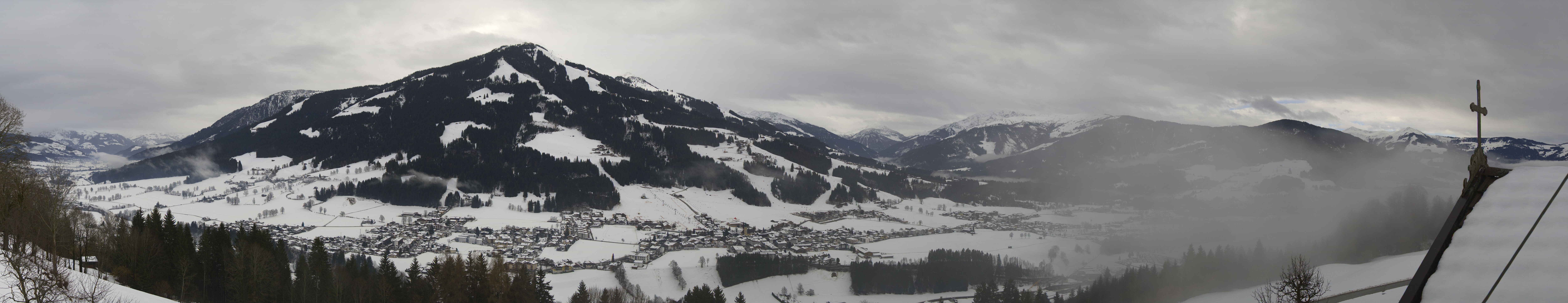 Archiv Foto Webcam Dorfkamera über Westendorf am Wilden Kaiser