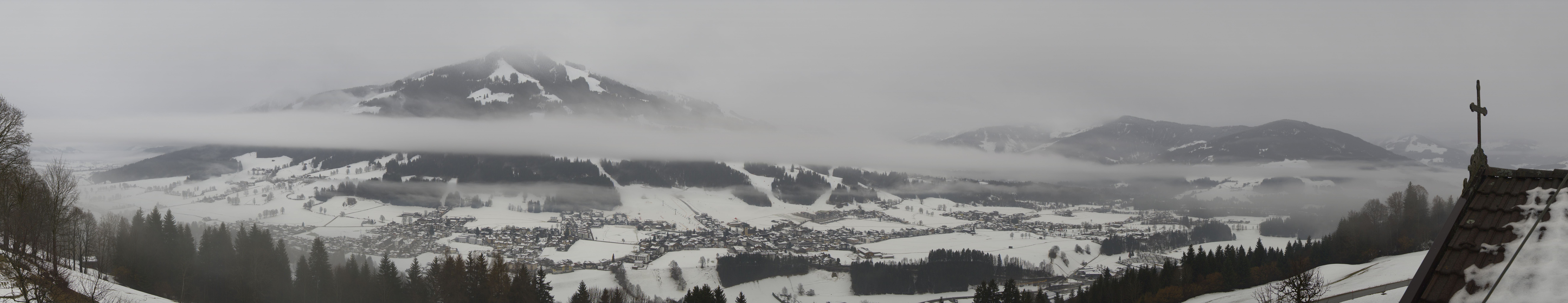 Archiv Foto Webcam Dorfkamera über Westendorf am Wilden Kaiser