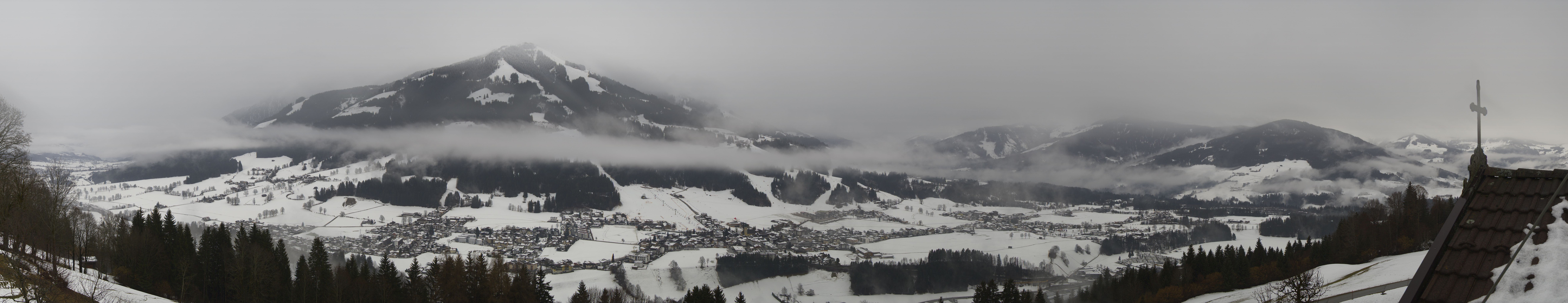 Archiv Foto Webcam Dorfkamera über Westendorf am Wilden Kaiser
