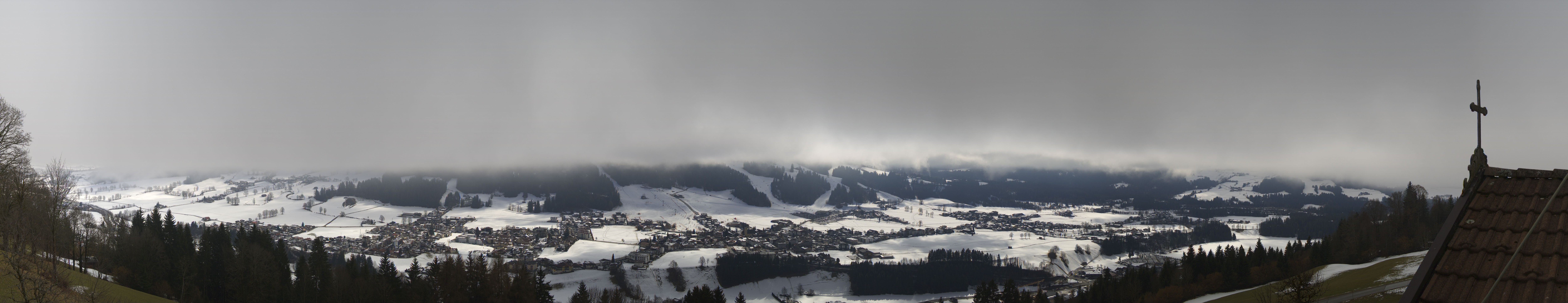 Archiv Foto Webcam Dorfkamera über Westendorf am Wilden Kaiser