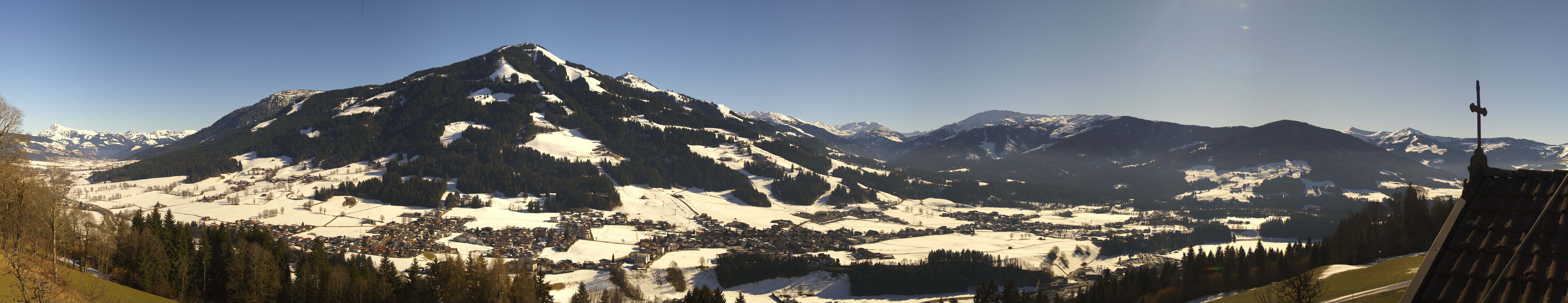 Archiv Foto Webcam Dorfkamera über Westendorf am Wilden Kaiser